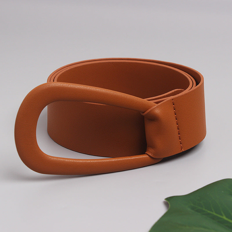 Double-sided Imitation Sheepskin Belt