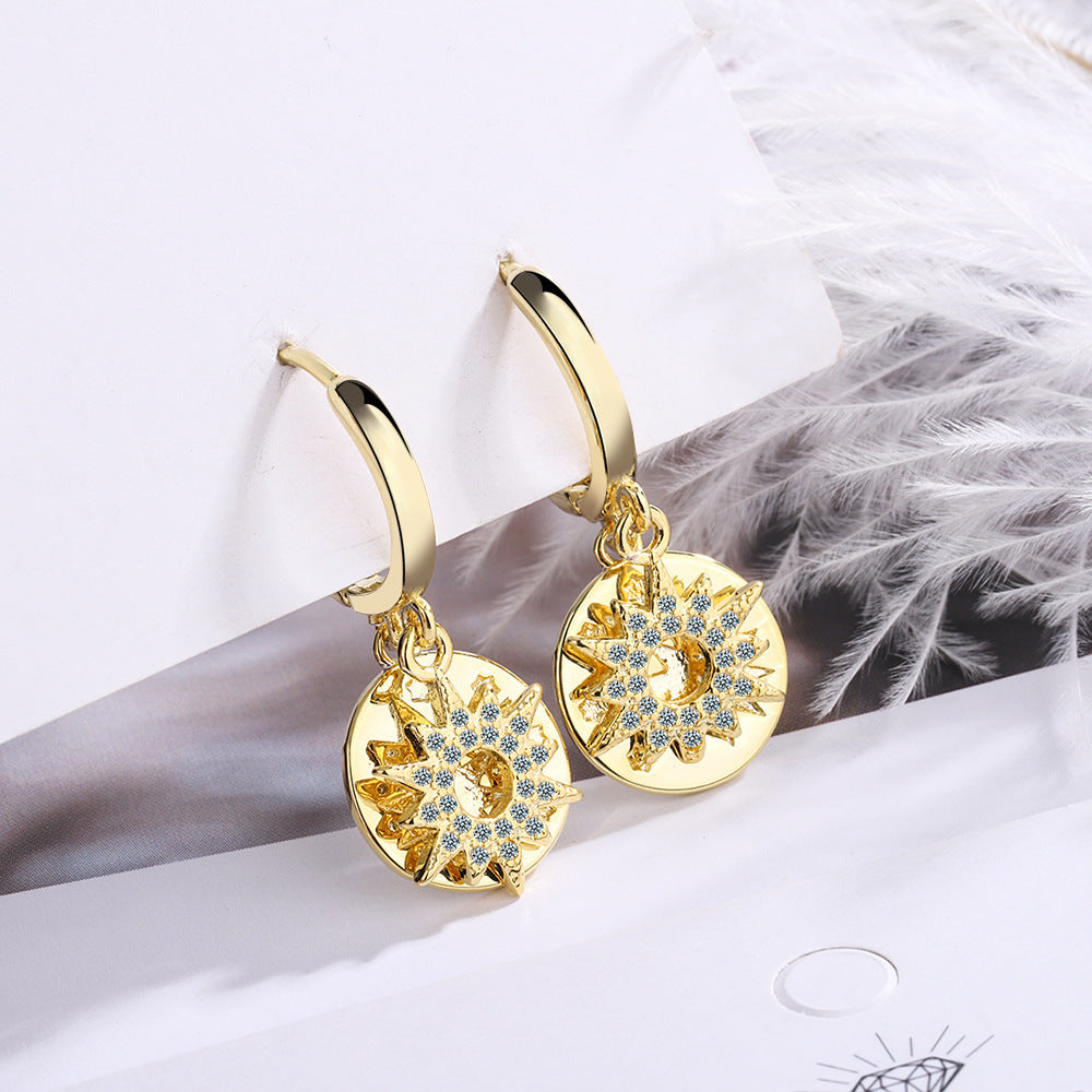 Ins Style Temperament European And American Earrings Ear Jewelry Women
