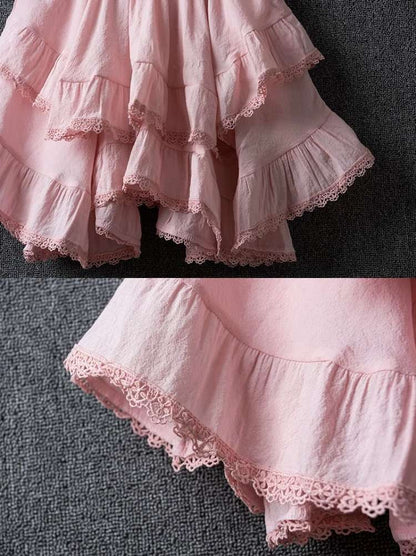 Women's Summer Irregular Lace Skirt