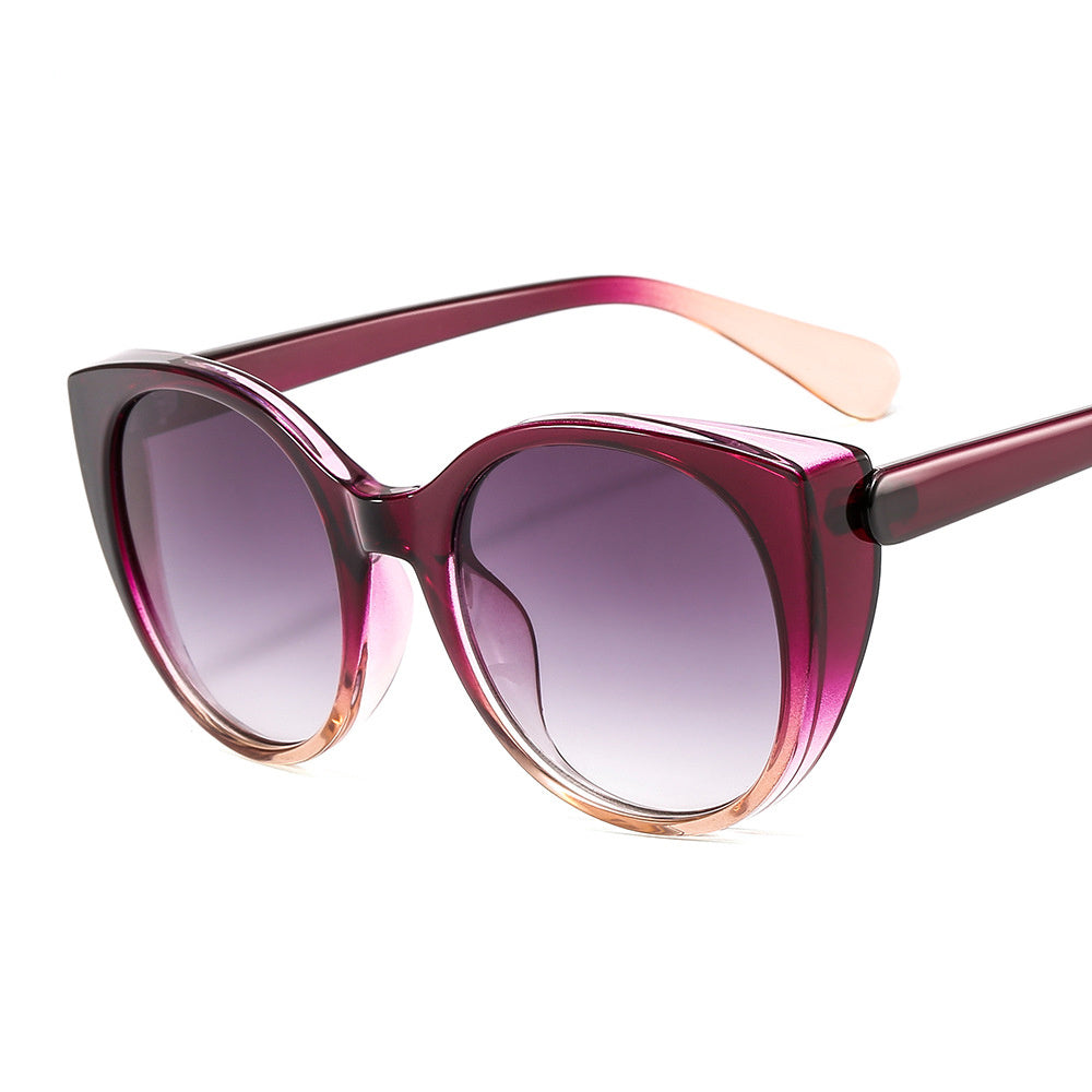 Contrasting color sunglasses