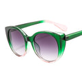 Contrasting color sunglasses