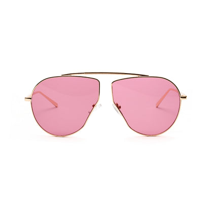 Polygonal Big Frame Sunglasses