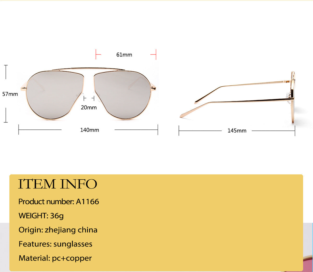 Polygonal Big Frame Sunglasses