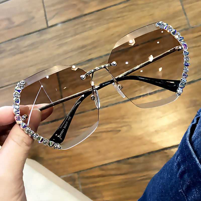 Diamond-Studded Sunglasses