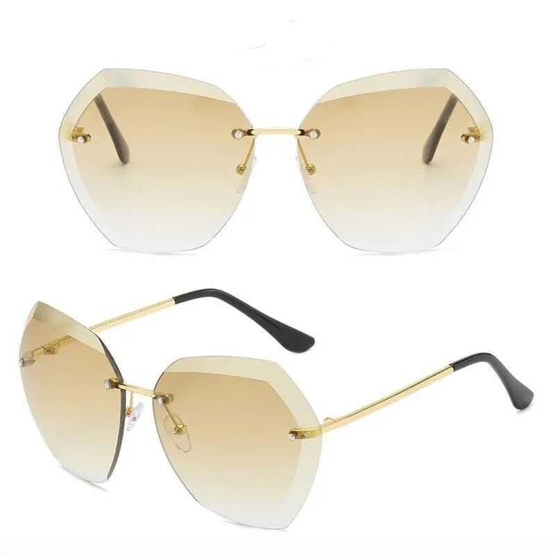 Diamond-Studded Sunglasses