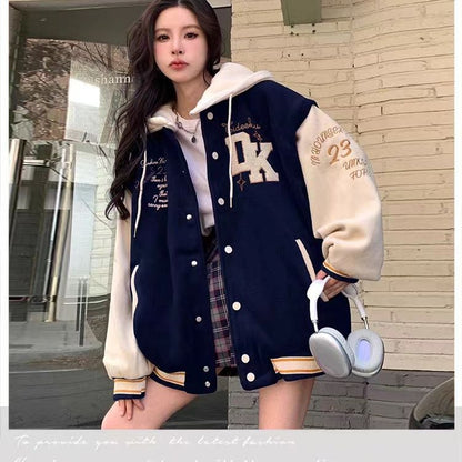 New Junior High School Students Baggy Casual Jacket