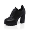 Women's Platform With Thick Heels And High Heels