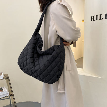 Warm Totes Shoulder Bags For Women Fashion Winter Shopping Bag