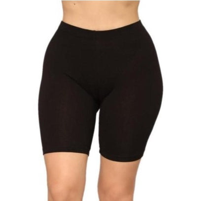 Women's Cycling Shorts Black High Waist