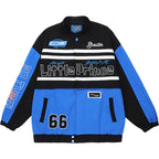 Detachable Patchwork Baseball Uniform Women's High Street Retro
