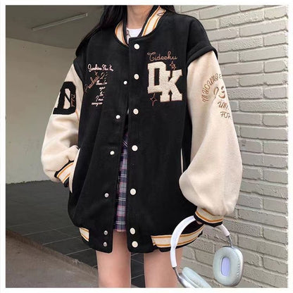 New Junior High School Students Baggy Casual Jacket