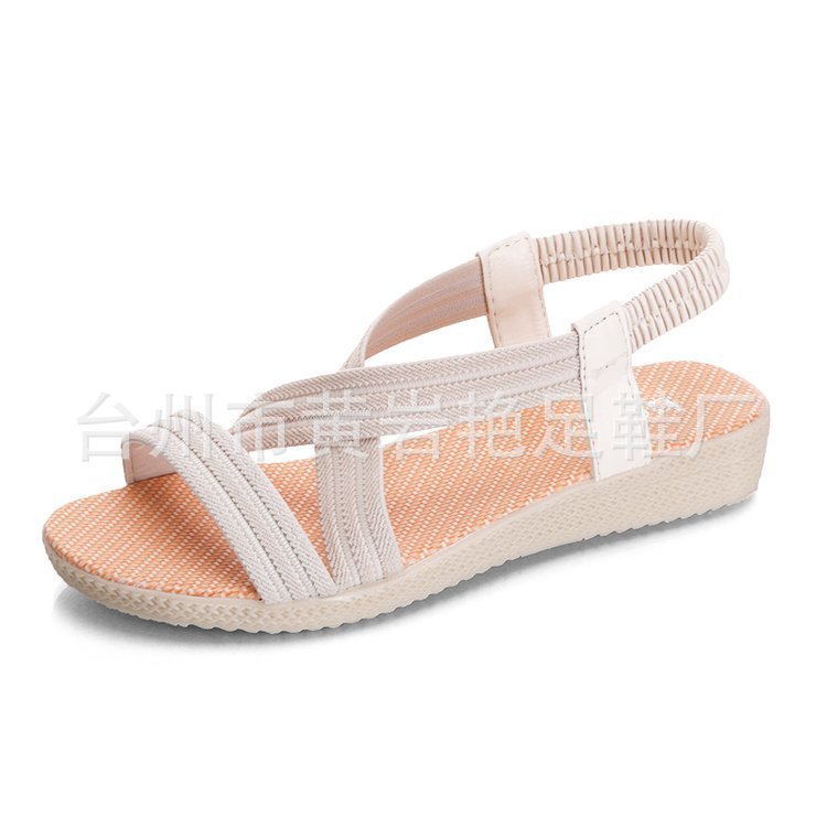 Sandals women flat bottom toe sandals and slippers