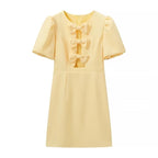 Women's Hollow Three-dimensional Bow Dress