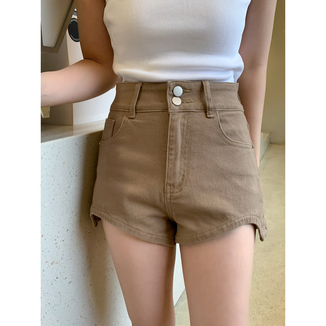 Women's Summer High Waist Denim Shorts