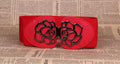 Women's Elastic Rose Buckle Tight Belts