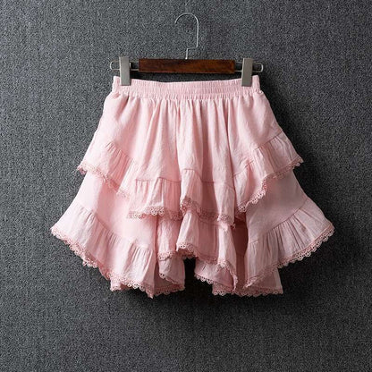 Women's Summer Irregular Lace Skirt