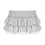 Sweet Ballet Style Stitching High Waist Dance Short Girl Cute Princess Cake Dress
