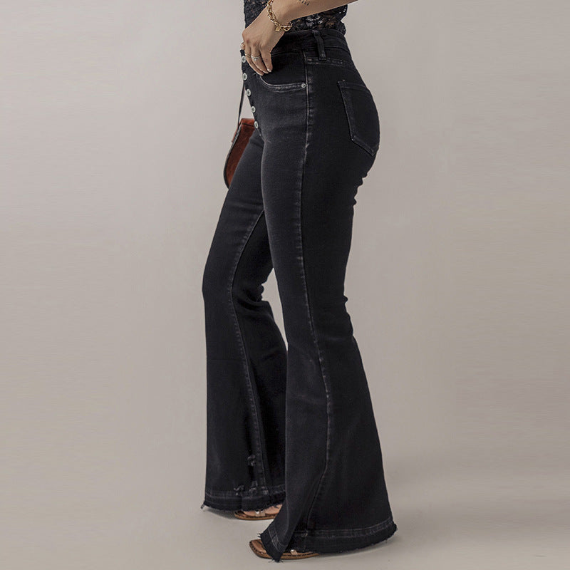 Women's High Waist Slim Jeans