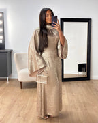 Women's Fashion Stitching Dubai Turkey Elegant Dress