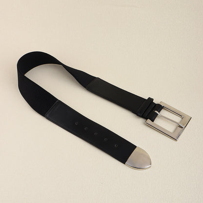 Women's Elastic Needle Buckle Belt