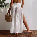 Women's Beach Vacation Style Split Skirt