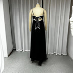 Women's Elegant Sleeveless Hollow Solid Color Dress