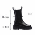 Fashion thick-soled smoke tube boots women