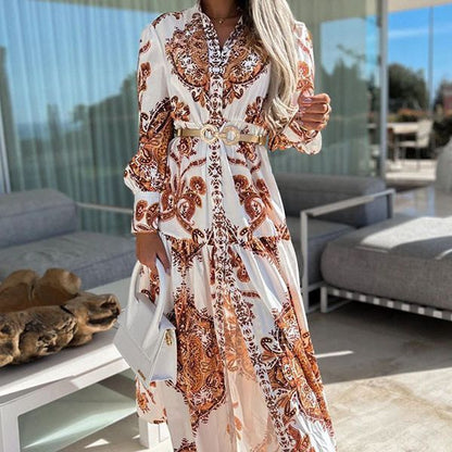 Fashion Casual Slit Long Dress