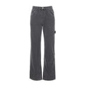 High waist pocket all-match jeans