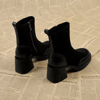 Thick Bottom Boots Chunky Heel Martin Boots Women
