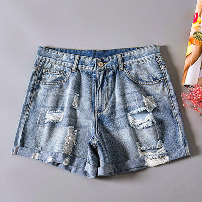 New Summer Slim Loose Size Hip-hugging Hot Pants