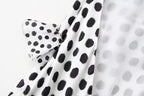 Europe And America Cross Border Women's Polka Dot Laminated Decoration Dress