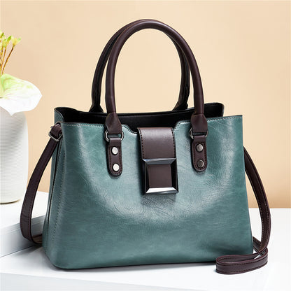 Women Shoulder Bag Big Buckle Handbags Work Daily Office Crossbody Bags