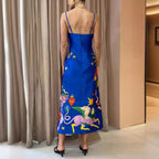 Fashion Suspenders Sleeveless Dress Women