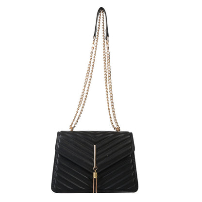 Chain Tassel Shoulder Crossbody Bags Women Fashion Small Square Bag