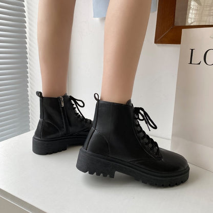 New Black Handsome Boots Women