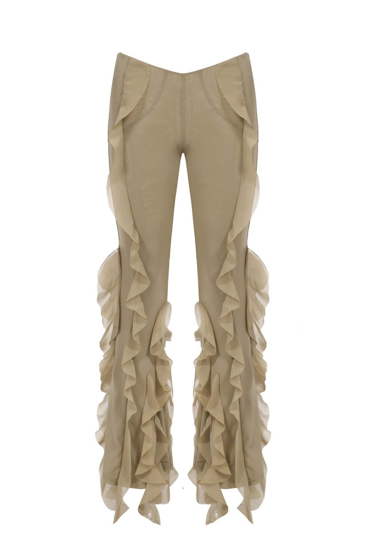 Ear Flying Pants Slim-fit Micro Flared Pants Women