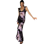 Women's Backless Fashion Tie Slit Slim-fitting Dress