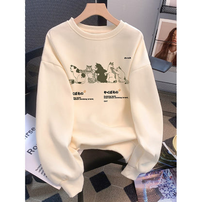 AutumnWinter Sweater Women's Printed Korean Style