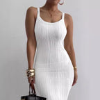 Fashion Women's Wear Tight Dress Sleeveless
