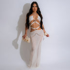 Beach Dress Women's Knitting Bikini Blouse