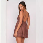 Fashion Suspenders Gentle Dress Women's