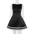 Sheath Backless A- Line Dress Women