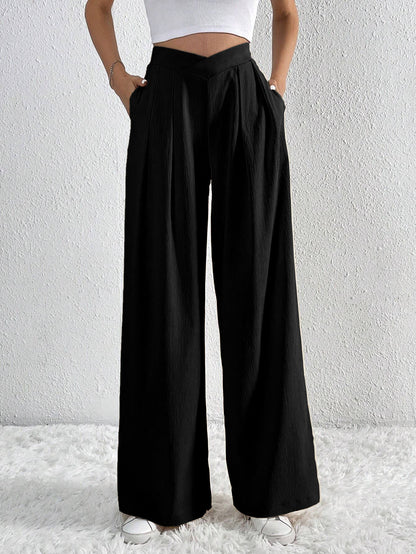 Women's Casual Wide-leg Pants Loose Trousers