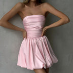 Fashion Off-shoulder Tube Top Dress Women