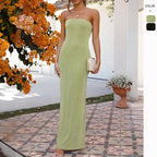 Fashion Tube Top Dress Off-the-shoulder Sheath