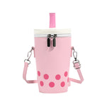 Milk Tea Personalized Small Bags Women's New Fashion Messenger Phone Bag Cute Girl Bucket Backpack