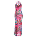 Women's Clothing Fashion Halter See-through Backless Dress