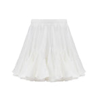Women's Wooden Ear Y2g Street Trendy Patchwork Mini Pleated Skirt