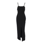 Women's Hepburn Style Black Camisole Dress